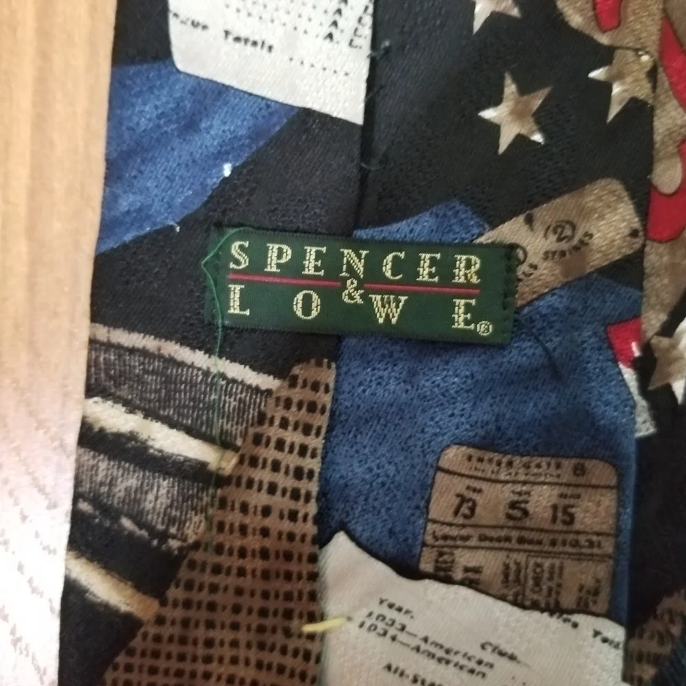 SPENCER & LOWE BASEBALL TIE